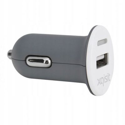 Xqisit Ładowarka Samochodowa Usb 2.4A - White
