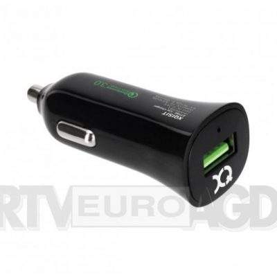 Xqisit Qualcomm 3.0 Car Charger USB czarny 27730