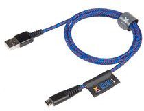 XTORM Kabel USB - microUSB XTORM Solid Blue, 1 m