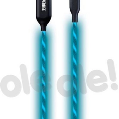 YENKEE kabel USB typ-C LED 1m niebieski 35053491