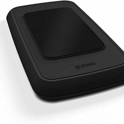 ZENS Bezprzewodowy powerbank z certyfikatem Qi firmy ., czarny