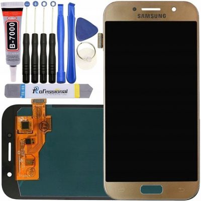Złoty Samsung A5 2017 A520 A520F Wyświetlacz LCD